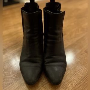 Sam Edelman black leather ankle boots